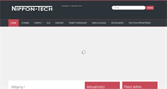 Desktop Screenshot of nippon-tech.pl